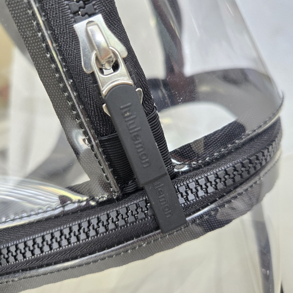 Lululemon Clear Backpack with Black Pouch Bundle - Picture 6 of 9
